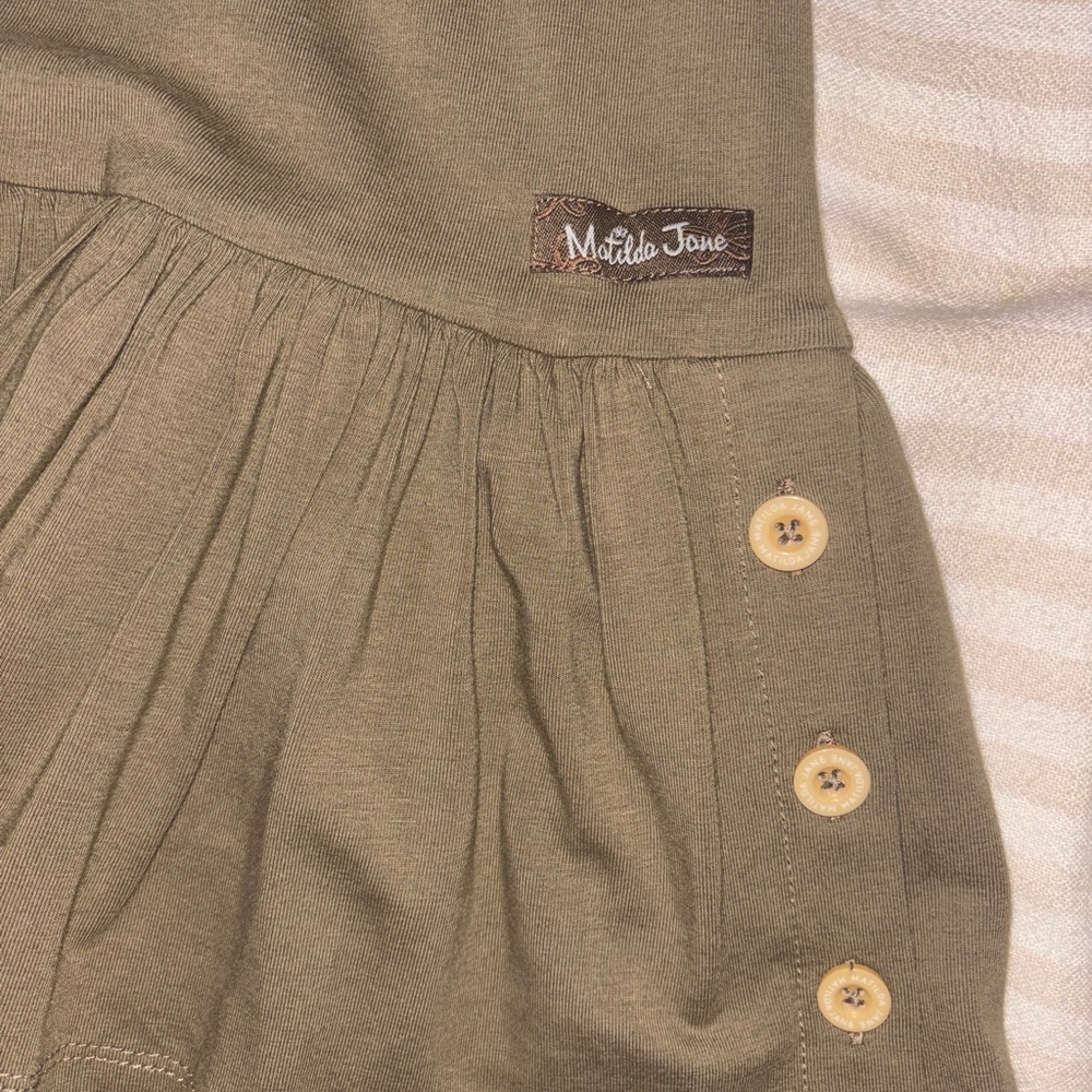 Matilda Jane Olive Green Bell Bottoms - Picture 3 of 3